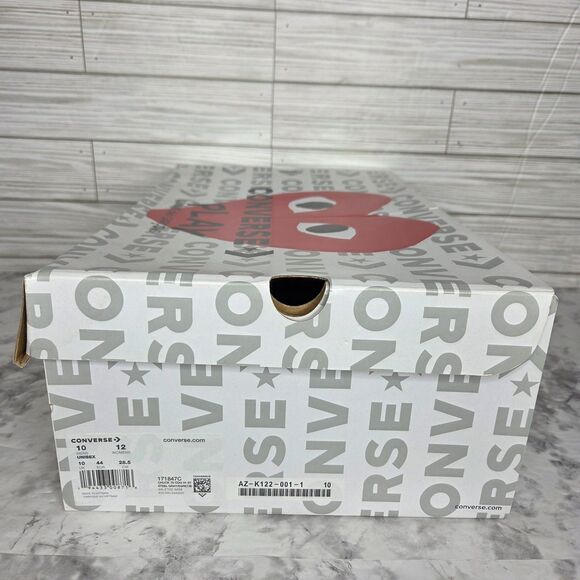 Converse Chuck Taylor All Star 70 Hi Comme des Garcons PLAY Grey Mens 10 171847C - Picture 10 of 11